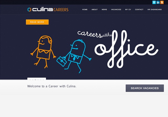 <strong>culinacareers.co.uk </strong>recruitment site 