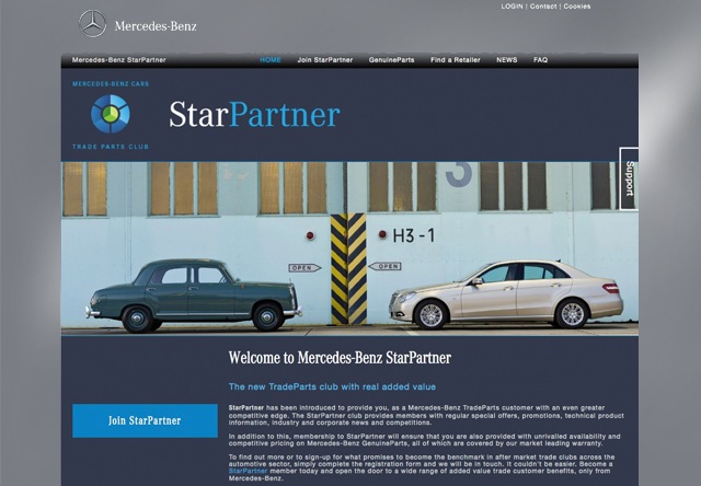 <strong>mbstarpartner.co.uk</strong> retailer membership site and customer facing site.